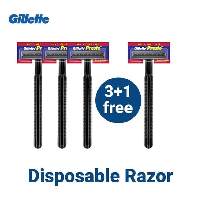 Gillette Presto Disposable Razors